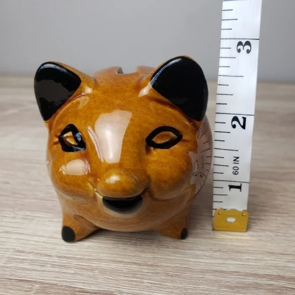 Vintage Mini Handpainted Piggy Bank - Picture 9 of 11